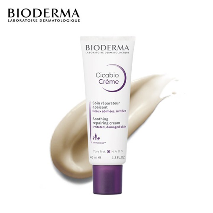 Kem dưỡng ẩm Bioderma Cicabio Crème 40ml giúp phục hồi và làm dịu da