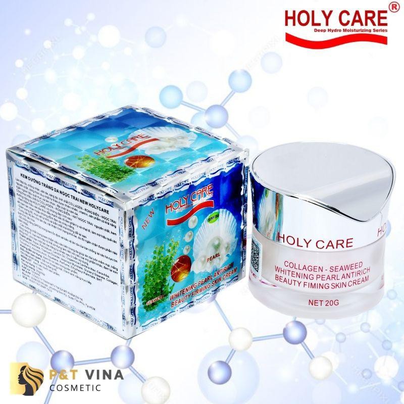 KEM HOLY CARE DƯỠNG TRẮNG DA CHỐNG NHĂN SÁNG DA TINH CHẤT RONG BIỂN NGỌC TRAI