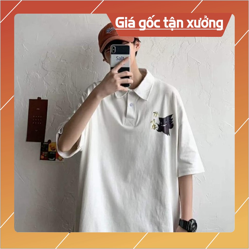 Áo polo quái vật chữ Nhật TT12