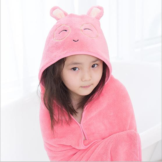 Khăn tắm kiểm khăn chùm đầu cho bé