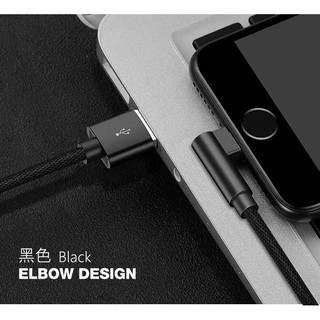 Mới Dây Cáp Sạc Đầu Cong Chữ L Dài 3m Cho Iphone Android