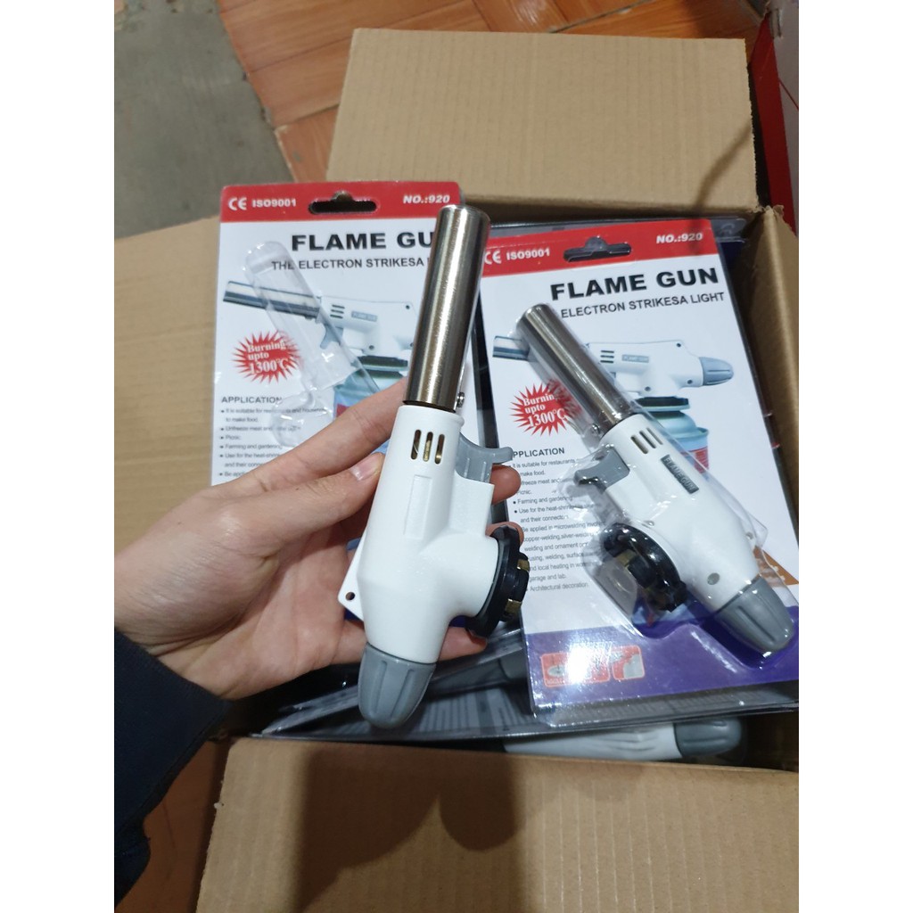 Đầu khò ga Mini Flame gun 920 Nhật Bản (Đầu khò lửa cầm tay sử dụng bình gas mini)