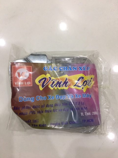 Gác để chân lắp trục sau xe đạp, gấp xếp được, nhỏ gọn tiện lợi