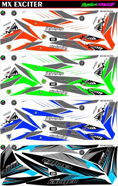 Decal Jupiter Mx 135 New 2012 2013 2014 2015 2016 / Mx New 135 / Variation Jupiter Mx