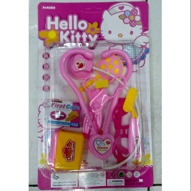 Bộ Đồ Chơi Bác Sĩ Hình Hello Kitty Dễ Thương Cho Bé