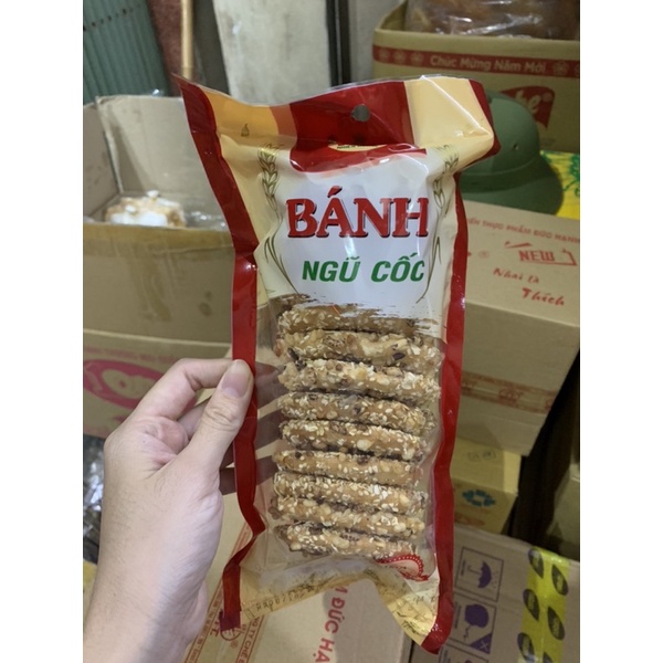 Bánh Ngũ Cốc Yến Mạch Gạo Lứt Mè Vừng gói 150Gram