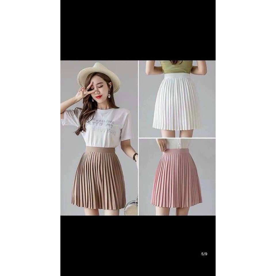 Chân Váy Dập Li Ngắn
