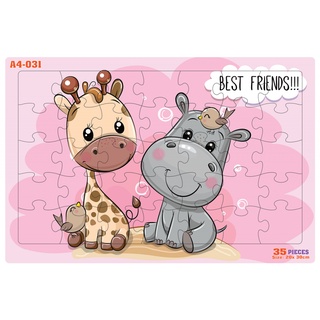 Bộ tranh xếp hình 35 mảnh - best friends