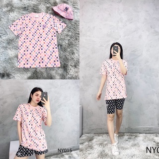 | Ảnh Thật | Áo Thun N.Y 7 Màu Hồng Nam Nữ