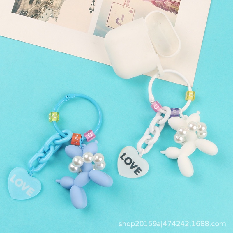 Móc Khóa Hình Cún poodle Dễ Thương Sáng Tạo Dành Cho Nữ