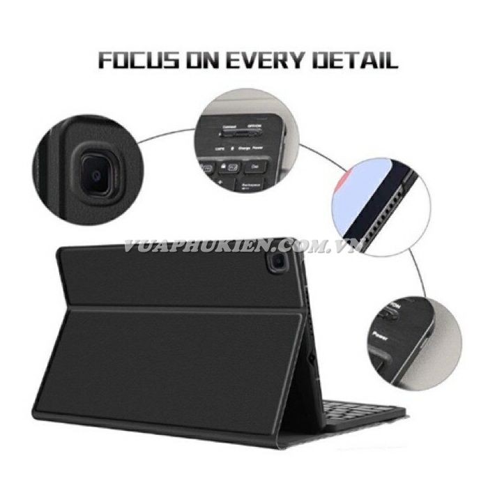 Bao da kèm bàn phím Bluetooth cho Samsung Galaxy Tab A 10.5/10.1 inch/Tab A 8.0 inch/Tab S5e 10.5 inch Keyboard
