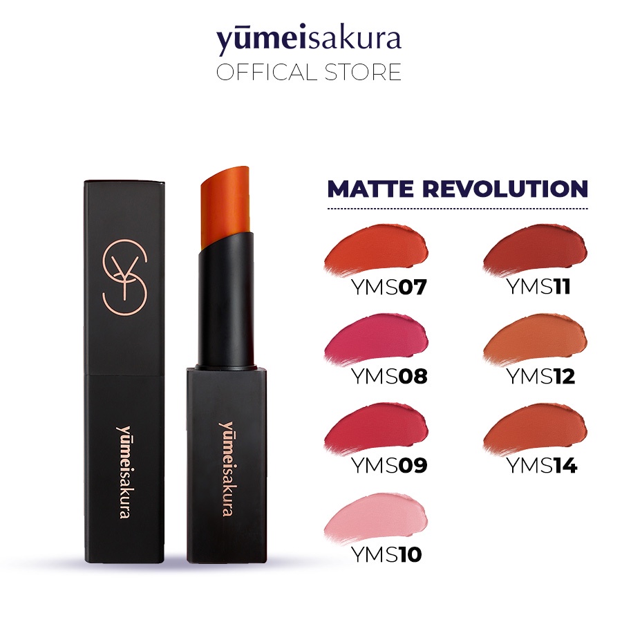 Son Khóa Màu Siêu Dưỡng - Dòng Matte Revolution Yumeisakura