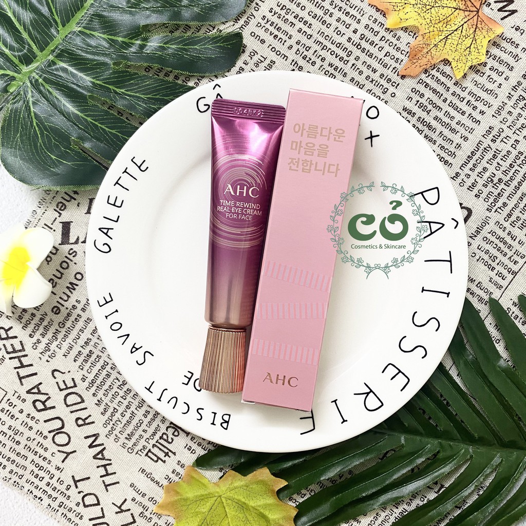 Kem Dưỡng Mắt AHC Time Rewind Real Eye Cream For Face | BigBuy360 - bigbuy360.vn