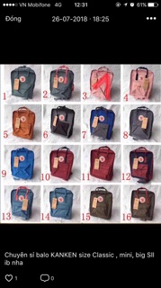Balo Kanken Classic ( có sẵn )