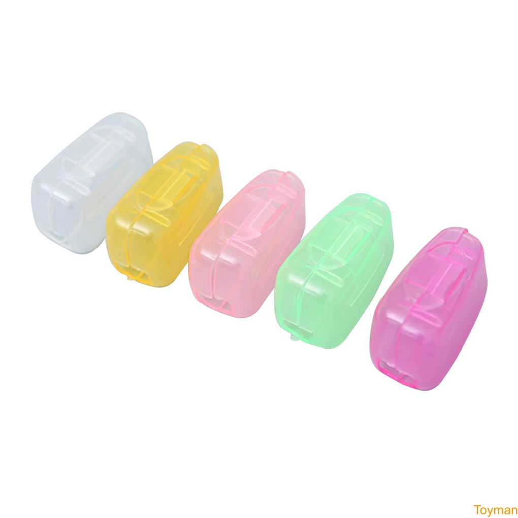 Set 5 Đầu Bọc Bàn Chải Đánh Răng Bằng Nhựa Màu Sắc Ngẫu Nhiên