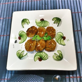 Chả viên nướng chay nhà Chay Tuệ An,khay lớn