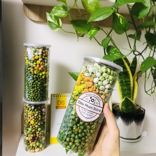 [Mã DAUMUDD giảm 10k đơn 200k] 450gr Đậu Hà Lan mix 5 vị (tỏi ớt, wasabi, sữa, phô mai, sầu riêng) siêu ngon