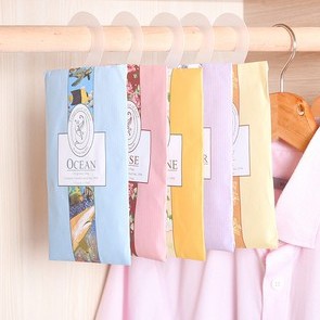 Túi thơm treo phòng treo tủ quần áo, nhà tắm loại vỏ nhiều màu