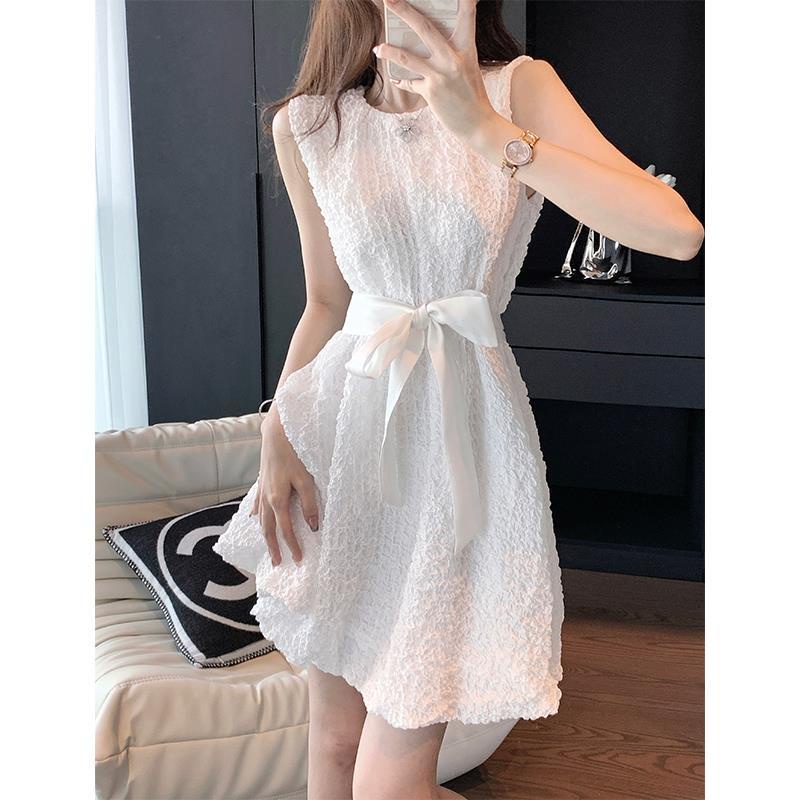 Đầm không tay Thắt Nơ Eo Thời Trang Quyến Rũ