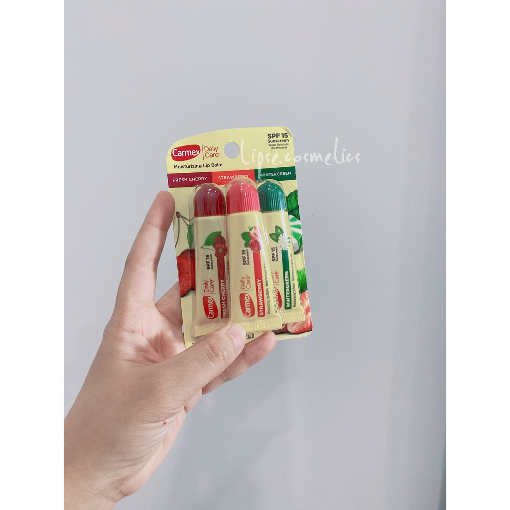 [CÓ SẴN, BILL MỸ] SON DƯỠNG MÔI CARMEX SỐ 1 NƯỚC MỸ