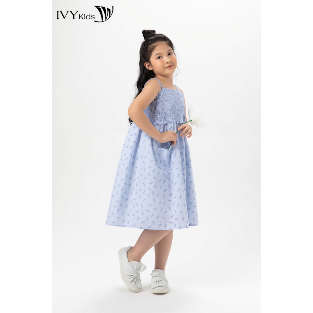 Đầm thô 2 dây bé gái IVY moda MS 41G1322