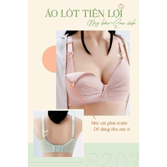 Áo lót tăm nơ cho mẹ bầu và sau sinh cho con bú.
