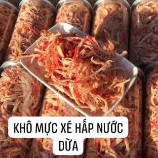 300gr Mực khô câu xé sợi hấp nước dừa loại ngon