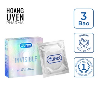 Bao cao su Durex Invisible siêu mỏng