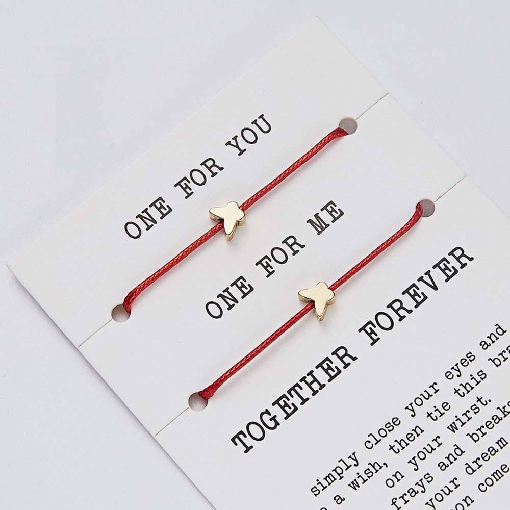 FORBETTER Set 2 Vòng Tay Thời Trang Cho Cặp Đôi