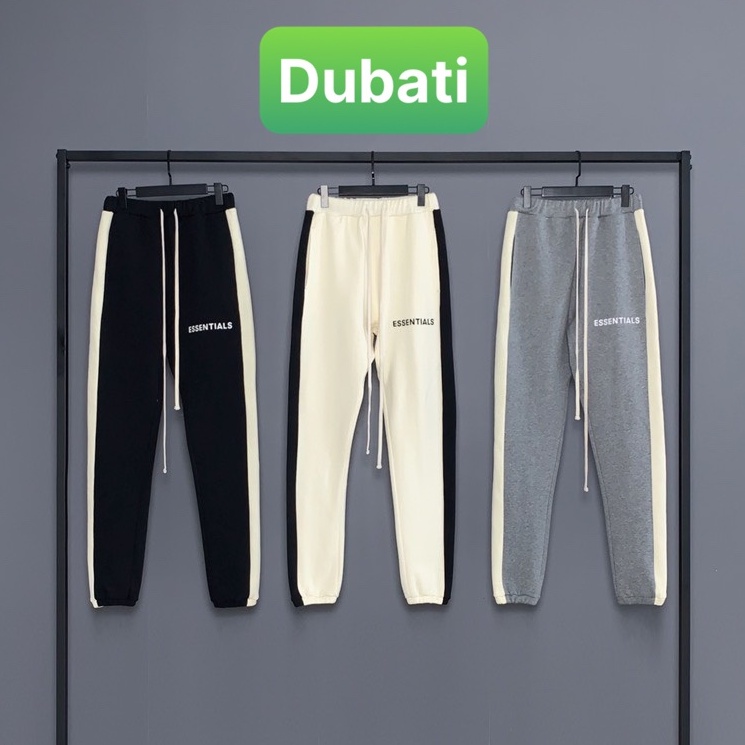 QUẦN JOGGER ESSENTIALS ỐNG RỘNG NAM NỮ CÓ BO 3 MÀU PHONG CÁCH HÀN QUỐC N HOT 2022- DUBATI FASHION