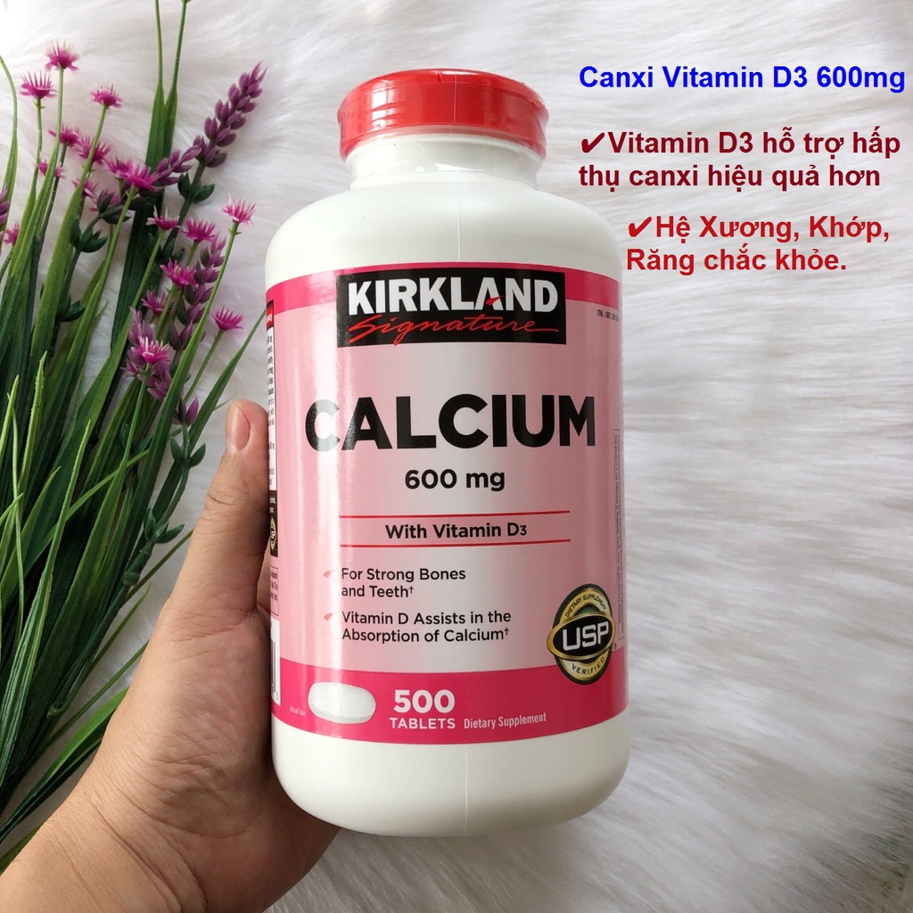 ❤️ [Date 6/2023] Kirkland Cal.cium 600mg Mỹ 500 viên | BigBuy360 - bigbuy360.vn