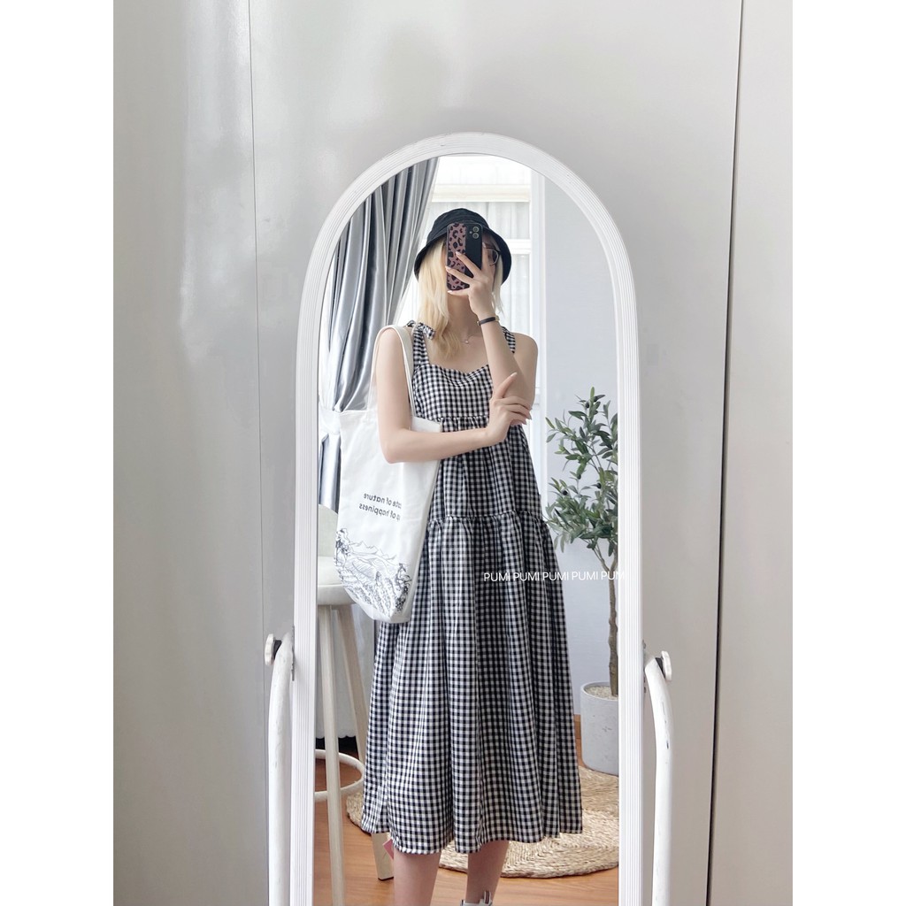 Đầm maxi 2 dây tầng Pumi | BigBuy360 - bigbuy360.vn