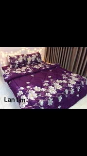 [GIÁ HỦY DIỆT] Bộ Chăn Phao 5 Món Ga Gối [Loại Bông Dày]