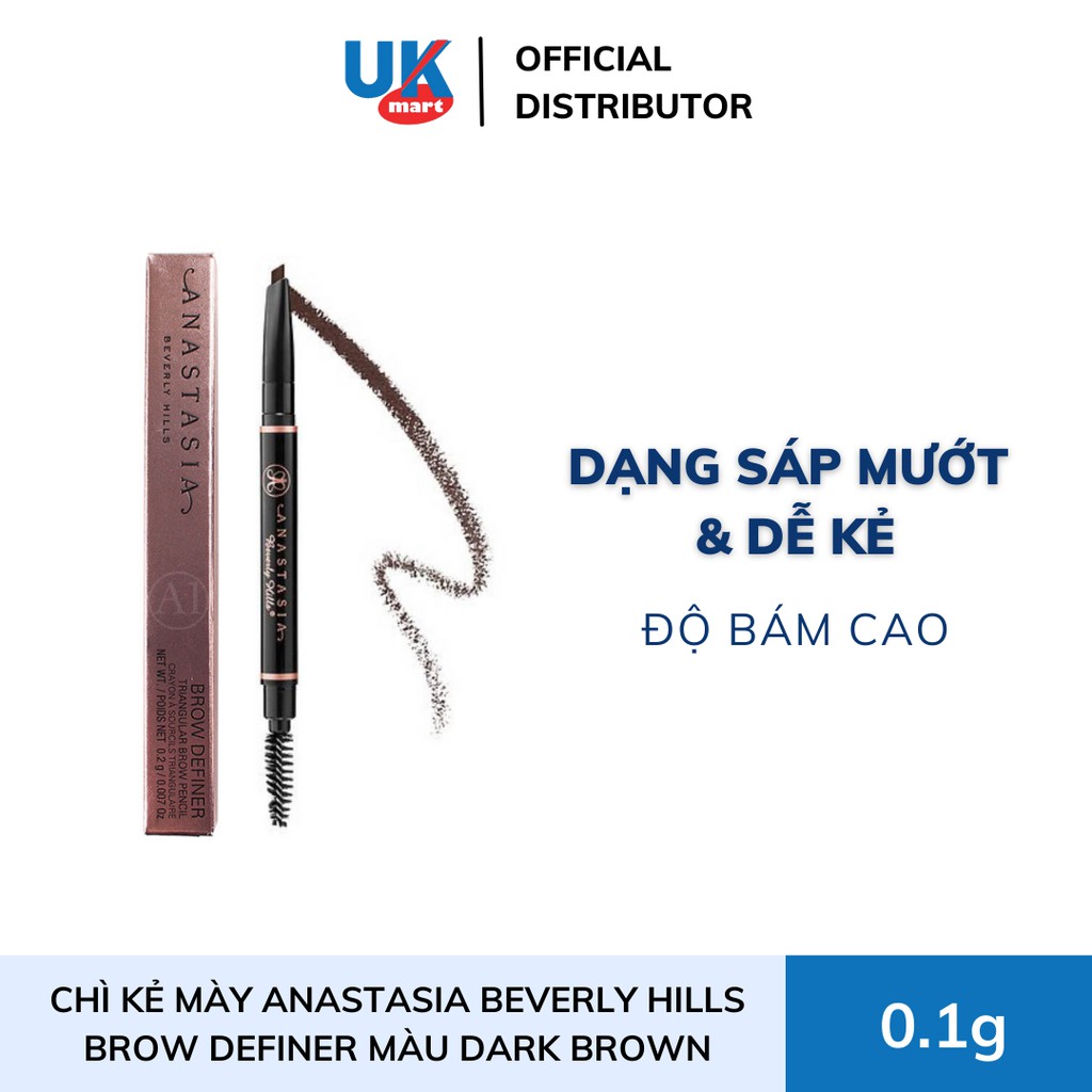 Chì Kẻ Mày Anastasia Beverly Hills Brow Definer Màu Dark Brown (0.1g)