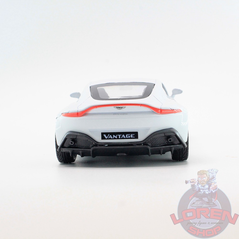 Mô hình ô tô kim loại tỷ lệ 1:36, siêu xe đồ chơi chạy cót Aston Martin Vantage lorenshop