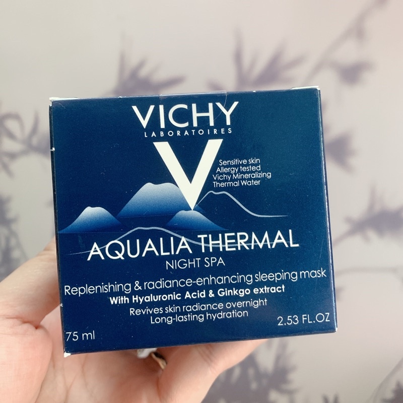 (Chính hãng công ty) Mặt nạ ngủ dưỡng ẩm giúp làm sáng da Vichy Aqualia Thermal Night Spa 75ml