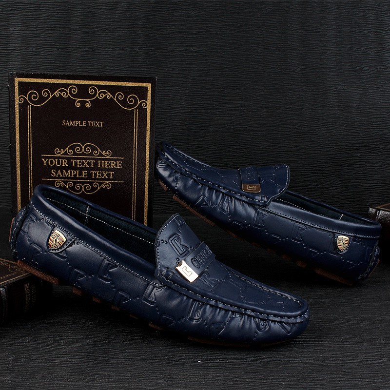 Giày lười bằng da thật dành cho nam