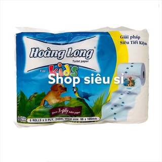 LỐC GIẤY VỆ SINH LỤA CAO CẤP HOÀNG LONG KIDS không lỏi