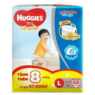 Tã quần huggies m74,l68,xl62,xxl56, tã dán m76,l68,xl62,xxl56 mẫu mới nhất