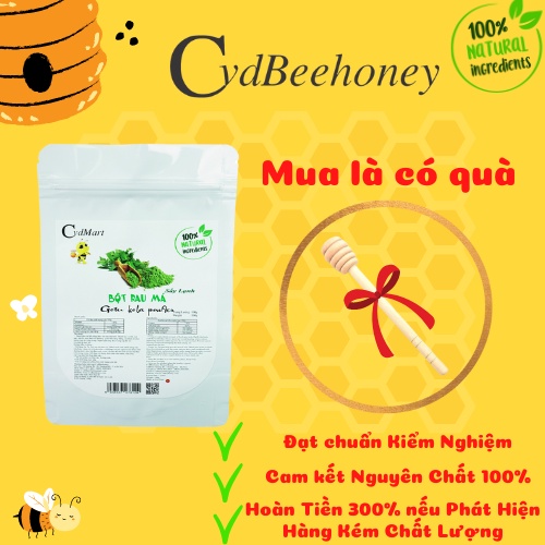 Bột Rau Má Nguyên Chất Tăng Cường Đề Kháng, Sức Khỏe, Làm Đẹp CvdMart 100g