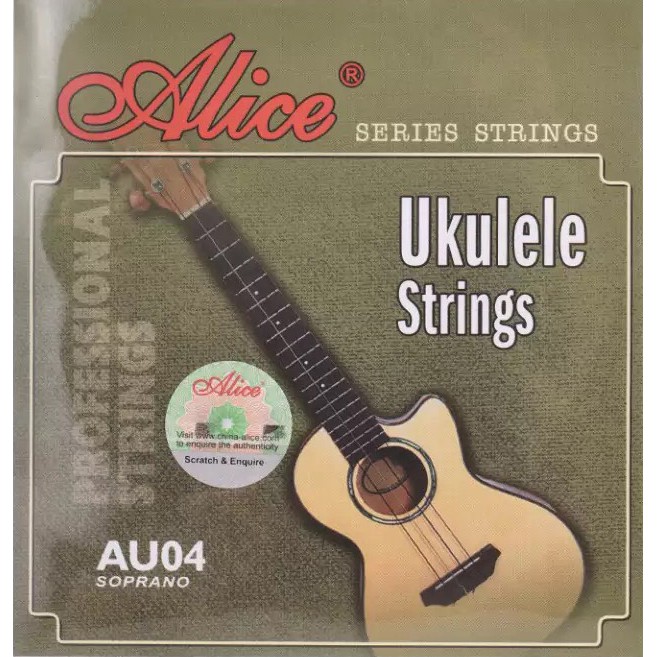 Bộ 4 Dây Đàn Ukulele Alice AU04 - Ukulele strings