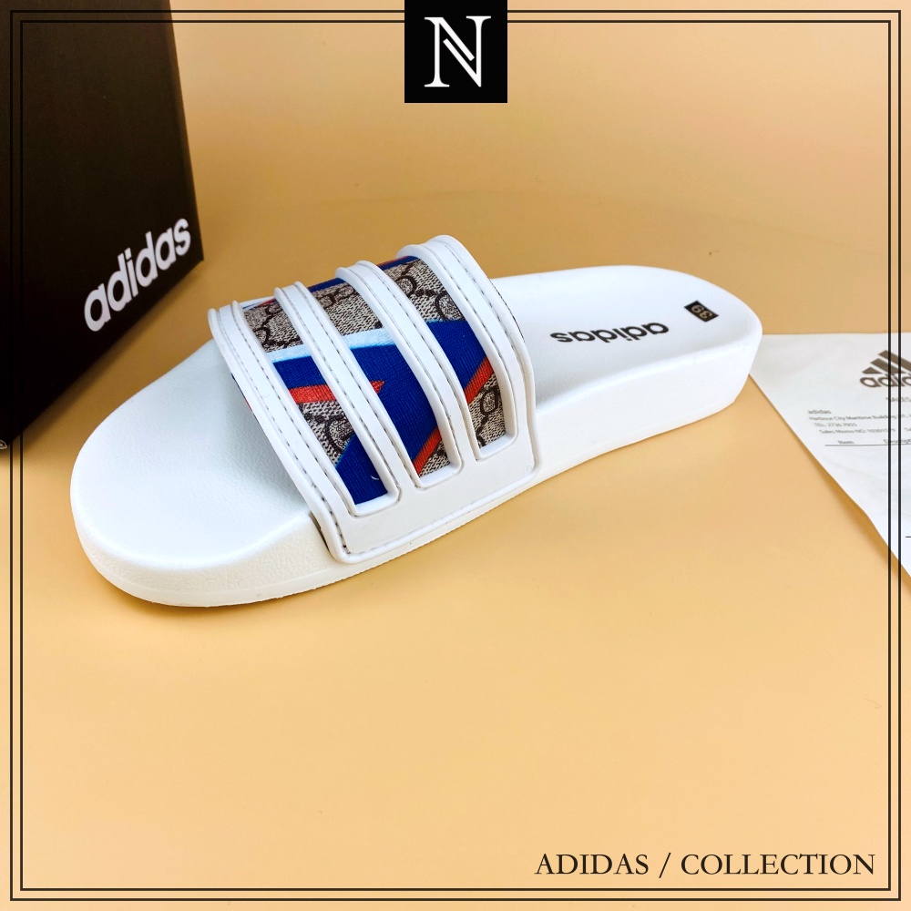 Dép nam adidas NAT 8940 dép nam quai ngang mẫu mới nhất 3 kiểu dáng đế cao su chống thấm nước hiệu quả