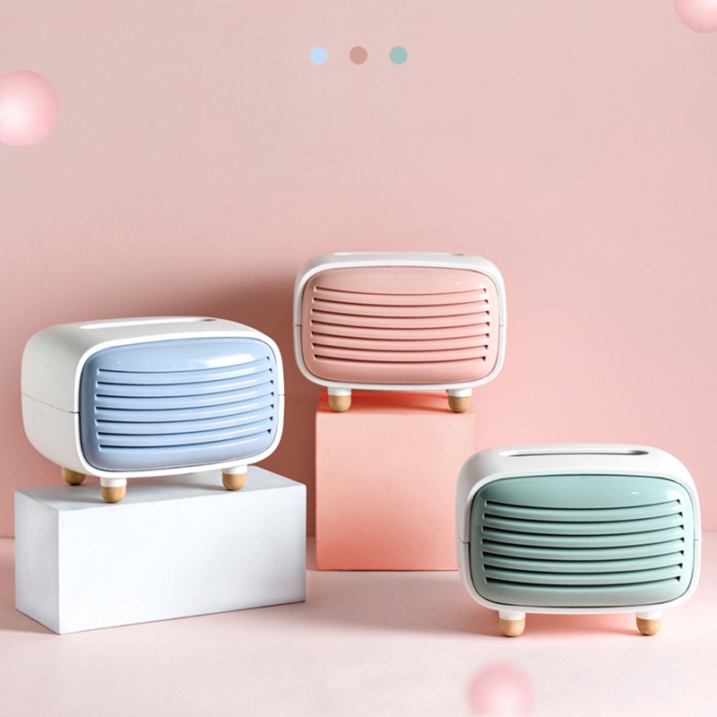 Hộp khăn giấy bằng nhựa họa tiết kiểu dáng thời trang