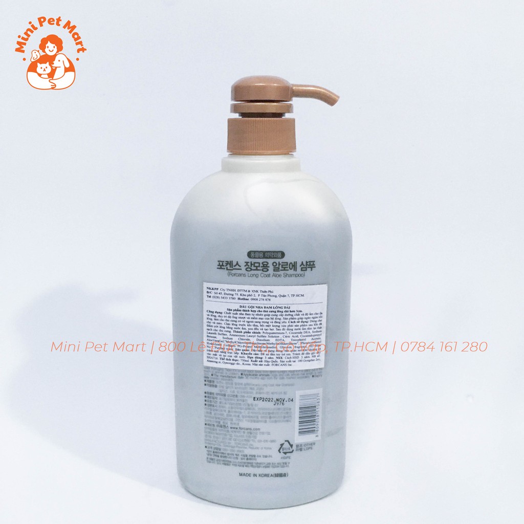 Sữa tắm nha đam dành cho chó lông dài - 750ml