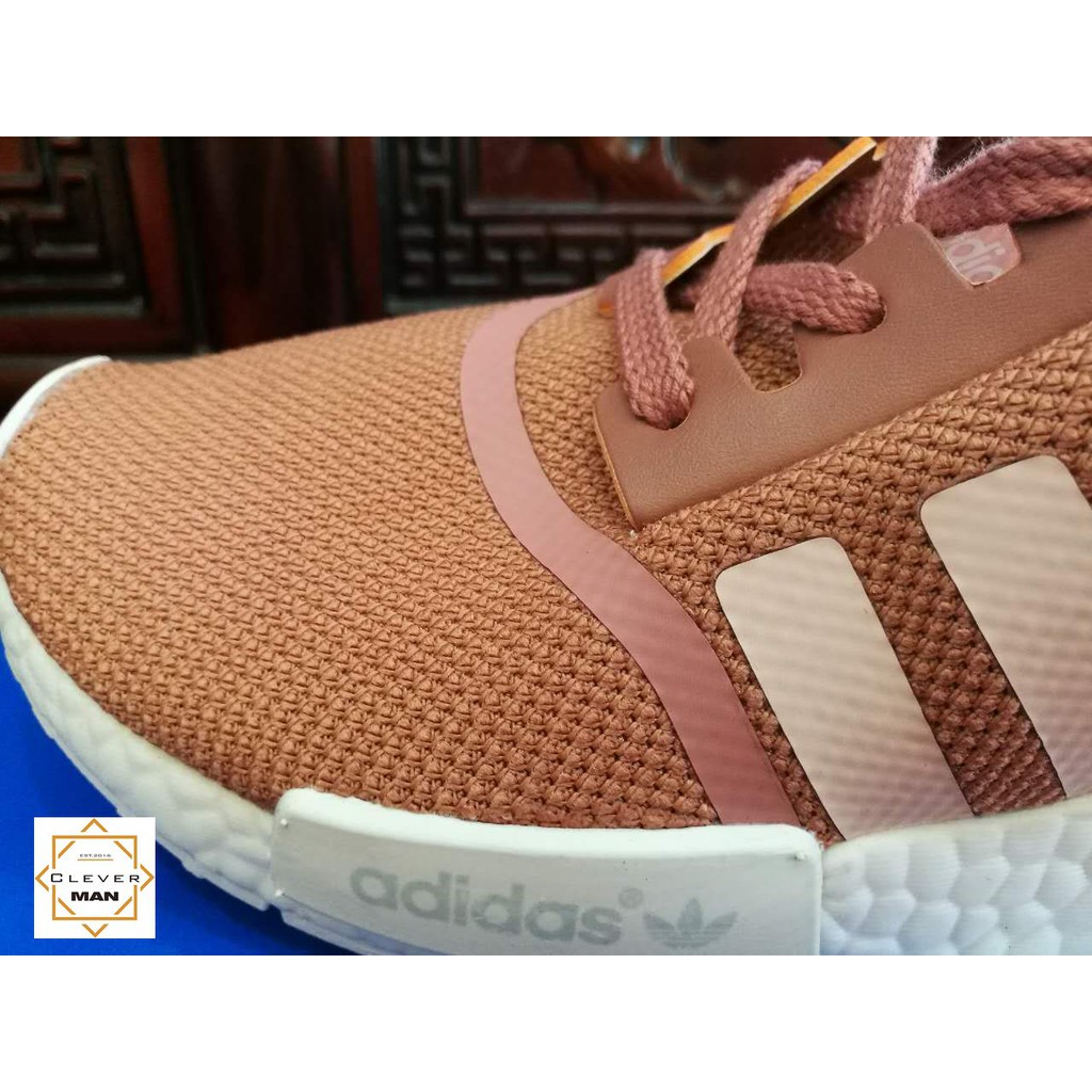 GIẦY đẹp (ẢNH THẬT) giày thể thao NMD R1 Raw pink hồng đế trắng giá tốt 2020 : hot