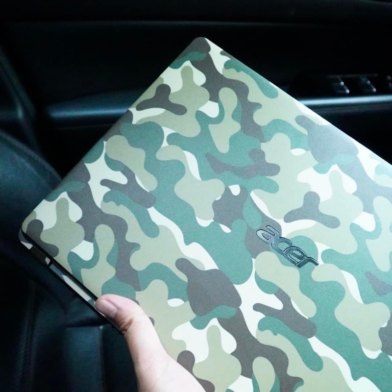 Miếng Dán Vỏ Laptop Mẫu CAMO Xanh Bộ Đội - Skin Laptop Cắt Theo Từng Kích Thước Máy Riêng ok