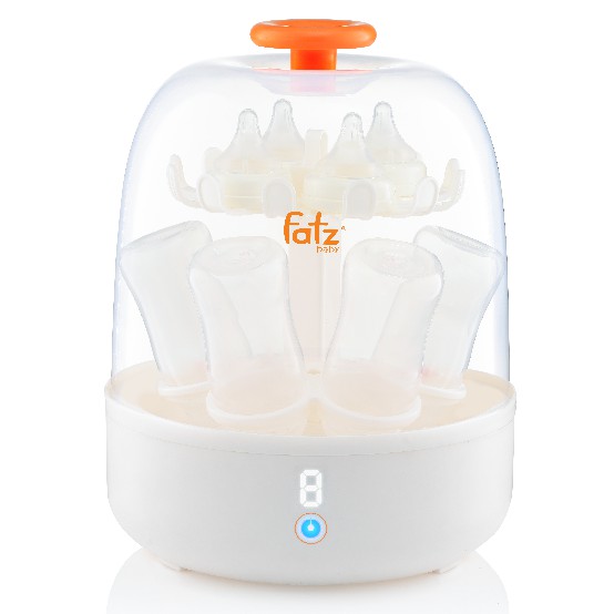 Máy tiệt trùng bình sữa hơi nước điện tử Fatzbaby có màn hình LED FB4037SL