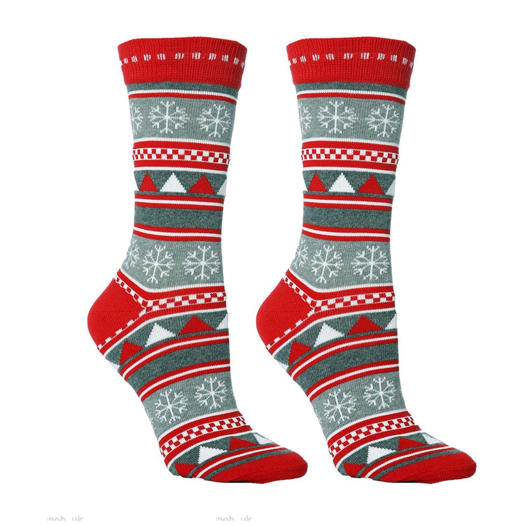 Vớ In Họa Tiết Giáng Sinh Vui Nhộn Cho Nam Và Nữ