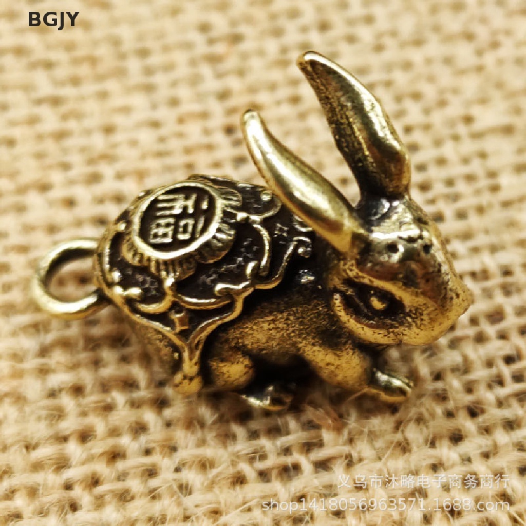 1 Bức Tượng Thỏ Hoàng Đạo Bằng Đồng Thau Trang Trí Phong Cách Trung Hoa Mới