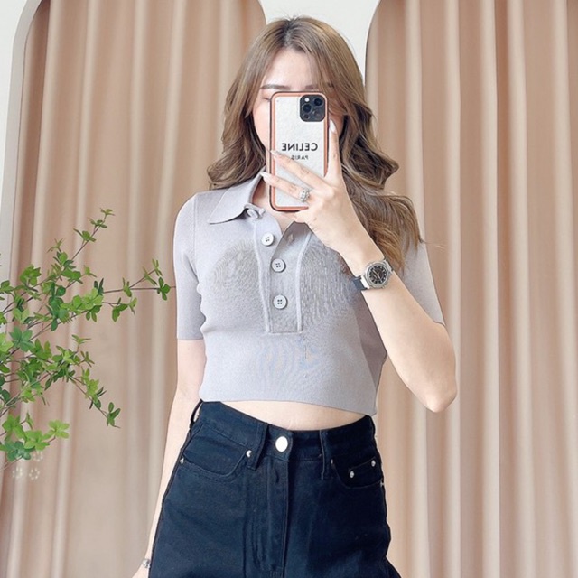 Áo dệt polo White , The Peace | BigBuy360 - bigbuy360.vn
